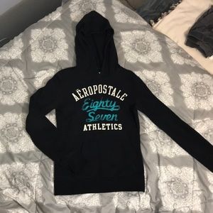 Small Black Aeropostale hoodie